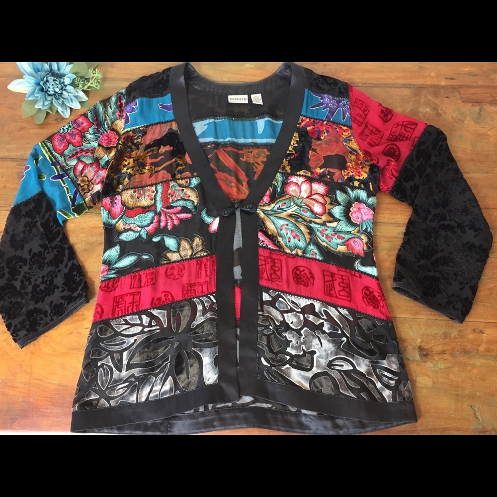 Chico’s Mandarin Jacket